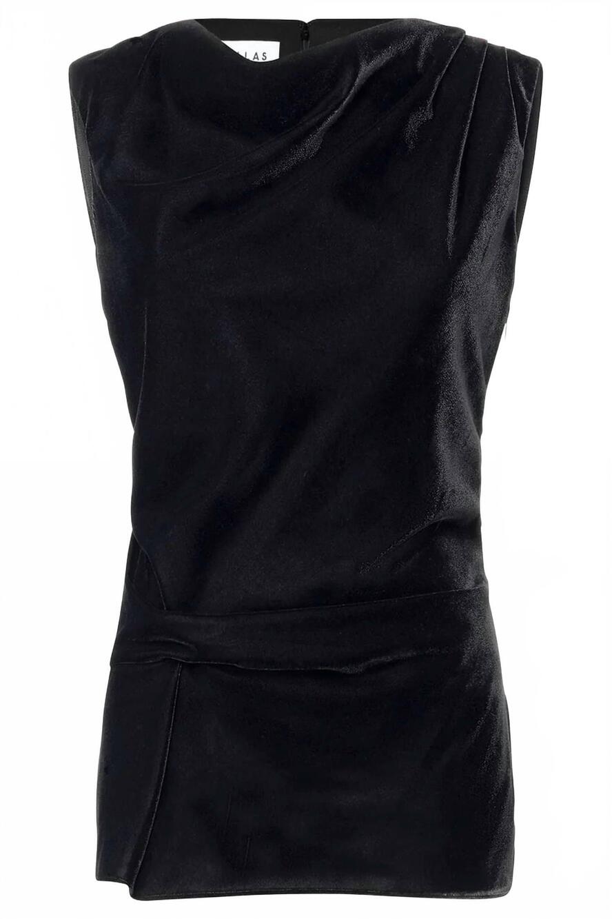 NEW CALLAS MILANO women's ilena sleeveless top in black
